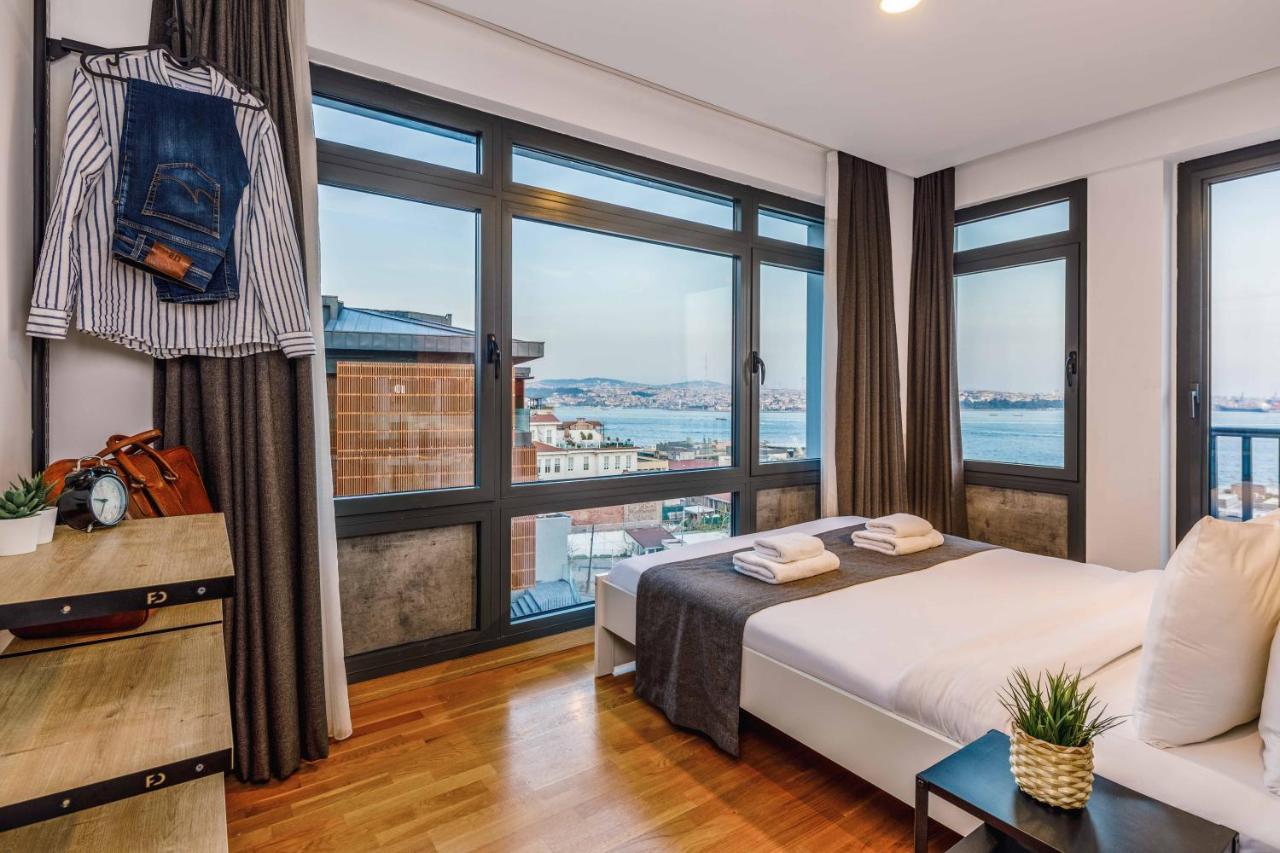 Monnas Bosphorus Apartment Istanbul Bagian luar foto