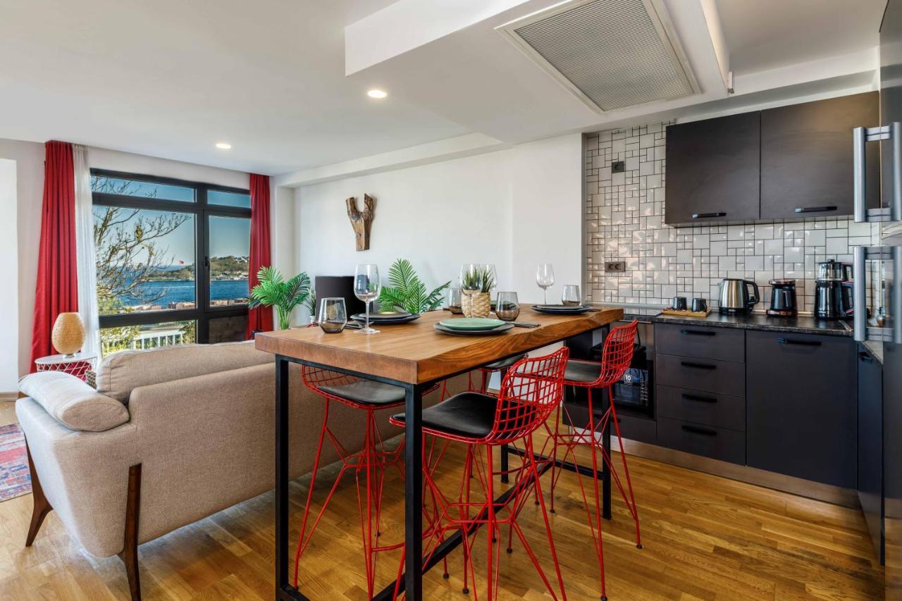Monnas Bosphorus Apartment Istanbul Bagian luar foto