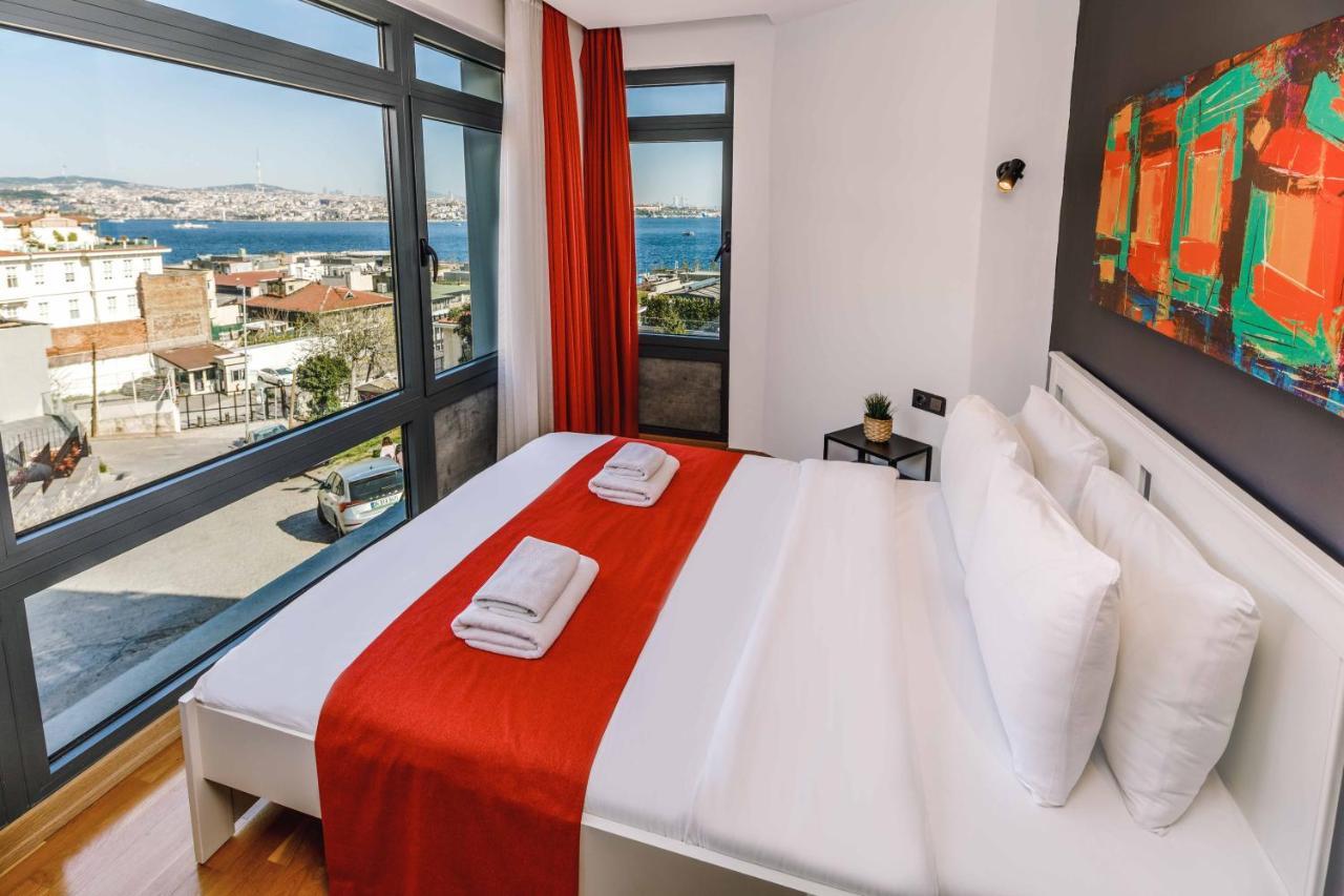 Monnas Bosphorus Apartment Istanbul Bagian luar foto